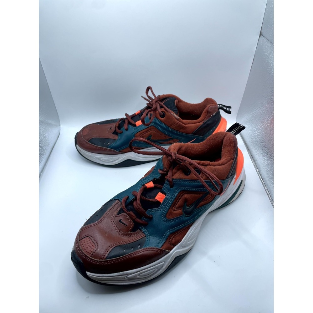 Nike M2K Tekno AV4789-200 Sneakers Mens 8.5 Pueblo Brown Leather Lifestyle Shoes